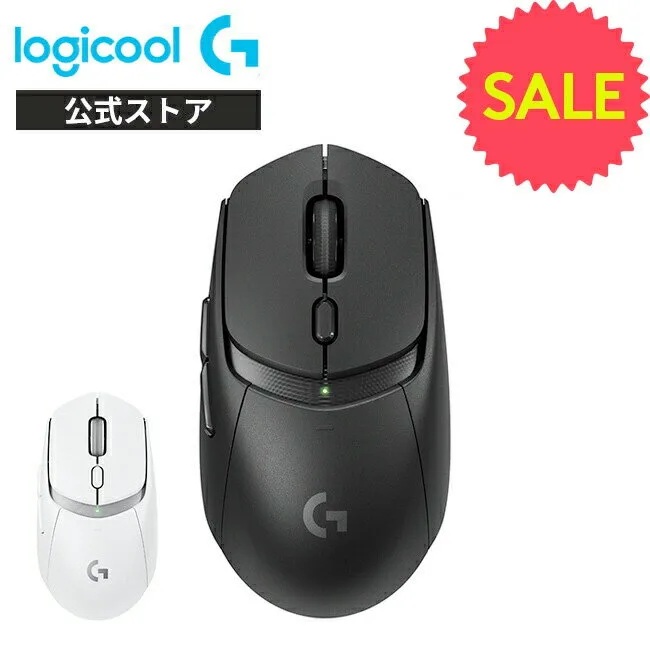 Logicool G ワイヤレスゲーミングマウス G309 LIGHTSPEED LIGHTFORCE ハイブリッドスイッチ HERO 25K センサー Bluetooth G309WL-BK  G309WL-WH