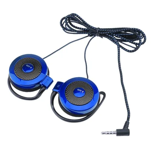 イヤーフック付きクリップ式イヤホン